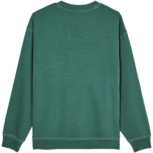 2026 Quiksilver Mens Disk Crew Sweatshirt EQYFT05232 - Forest